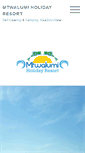 Mobile Screenshot of mtwalumiholidayresort.co.za